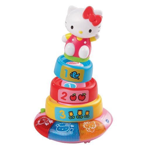 【Vtech】凱蒂貓學習積木 疊疊樂玩具 數字音樂 訓練手眼協調 寶寶積木 顏色認知 語音教學