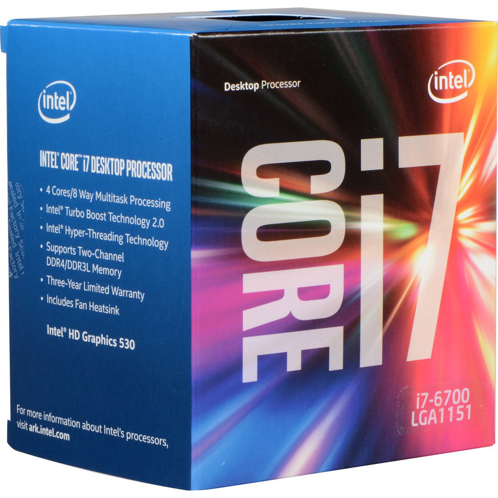 7244円 贅沢品 Intel CPU CORE i7 6700 3.40GHz