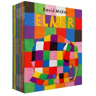 Everybody Loves Elmer 花格子大象艾瑪10本 英文繪本
