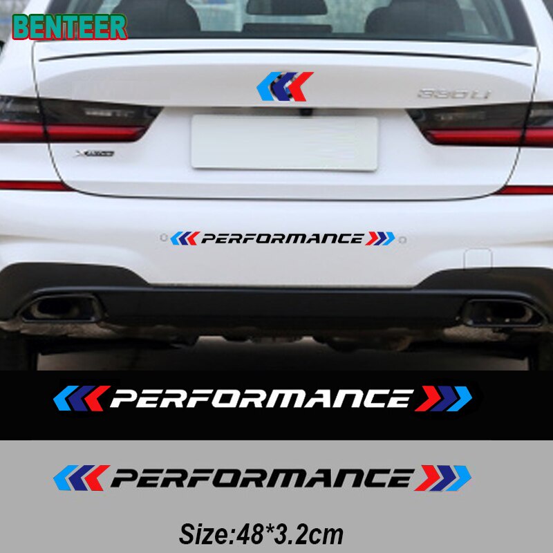 M performance車尾裝飾貼紙適用於寶馬1 3 5 X系列m3 m5