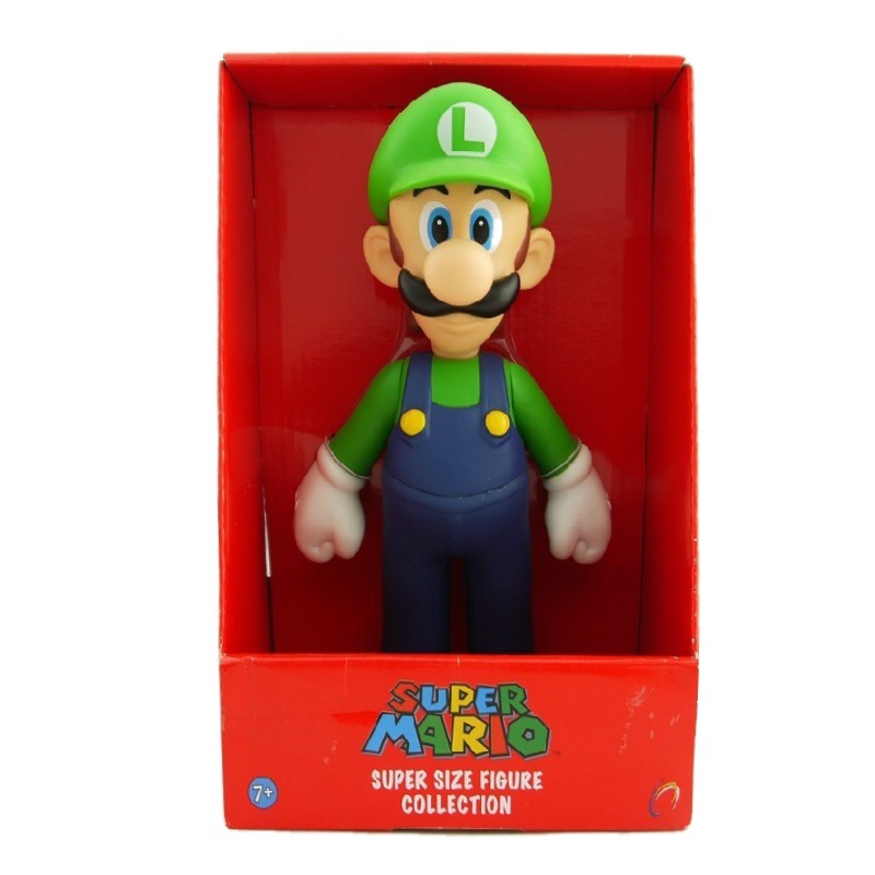 [現貨]瑪利歐兄弟公仔 路易吉Luigi水管工 超級瑪利歐Super Mario馬力歐角色人物 裝飾收藏擺設生日交換禮物