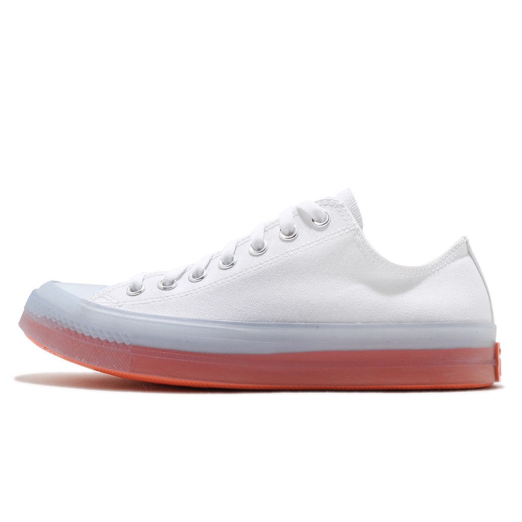 Converse Chuck Taylor All Star CX Low 白 橘 透明 男女鞋 ACS 168569C