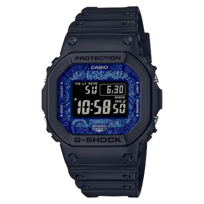 【柏儷鐘錶】CASIO G-Shock 方形電子錶 光動能 電波對時 藍芽連線 變形蟲 GW-B5600BP-1