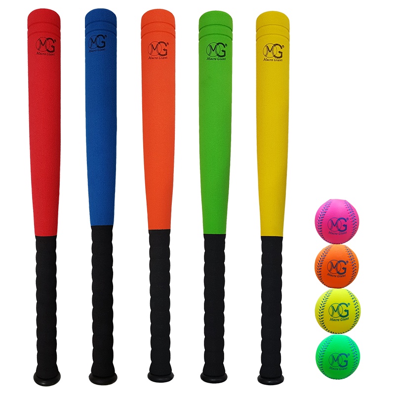 MACRO GIANT 24吋球棒套組+4顆棒球 安全無毒棒球 pu發泡 兒童節禮物