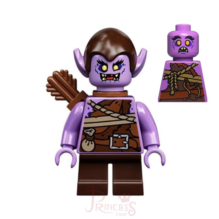 公主樂糕殿 LEGO 樂高 71719 炫風忍者 紫色精靈 Gleck 附箭袋 njo600 B028