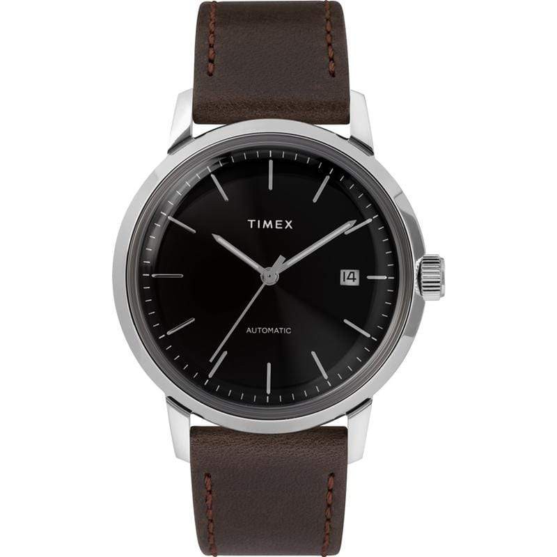 【TIMEX】 天美時 x Marlin 復刻系列 經典機械錶 (黑 TXTW2T23000)