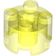 LEGO 6273157 6143 6116 39223 3941 透明 螢光綠 2x2 圓柱 圓形磚