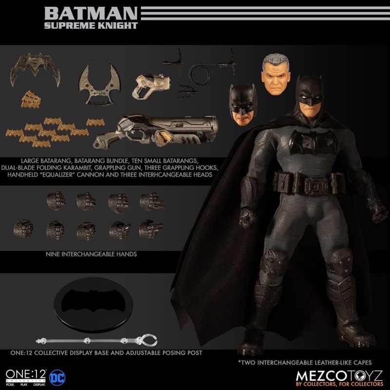 正版 MEZCO One:12 DC Batman 蝙蝠俠 至尊騎士 非君主騎士 非黑暗騎士 非Mafex 非Shf