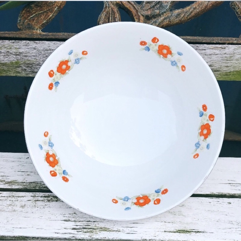 大同 TATUNG 早期花卉大碗公 圓碗 瓷碗 陶瓷碗 廚房 居家 盤碟 瓷器