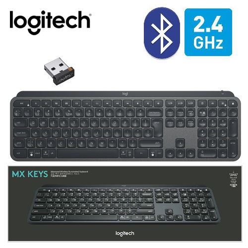 二手 羅技Logitech MX Keys 無線鍵盤 盒裝完整 極新