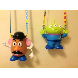 雅一堂-東京迪士尼樂園帶回 限定 玩具總動員4 蛋頭先生 TOYSTORY 可動公仔 爆米花桶 收納桶 垃圾桶 現貨