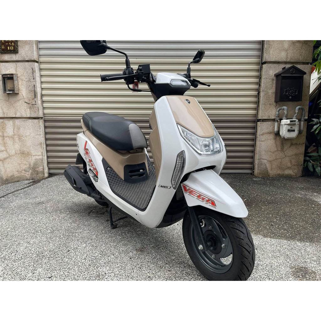 幽浮二手機車 Sym Vega125 Abs版七期環保珍珠白色2020年 999元牽車專案開跑 蝦皮購物