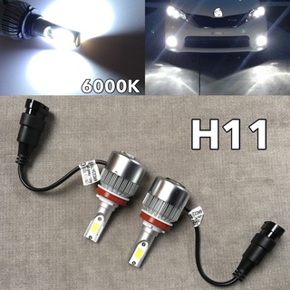 C6 LED大燈 H11 霧燈 36W*2 3800LM 燈泡 大功率 6000K 白色