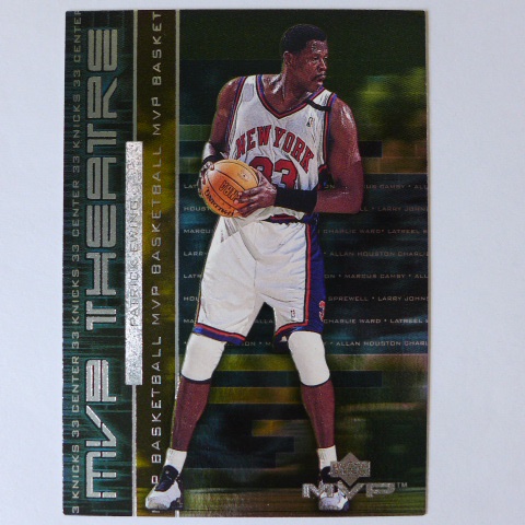 ~ Patrick Ewing ~名人堂/黑猩猩/派翠克·尤英  1999年UD.金屬設計.NBA特殊卡
