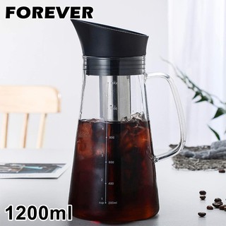 【日本FOREVER】耐熱玻璃冷泡茶/冷萃咖啡壺1200ml《好拾物》