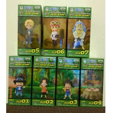 ワンピース ワールドコレクタブルフィギュア History Of Sabo 全7種 セット サボ コアラ ハック ルフィ 蝦皮購物