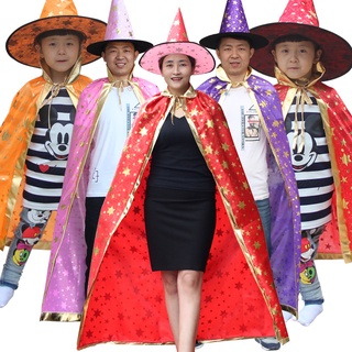 *BABY.兒童披風巫師服裝舞會魔法師演出服成人巫婆斗篷cos服飾表演衣服