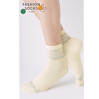 蒂巴蕾 Fashion socks-民族圖騰/透氣乾爽/經典百搭