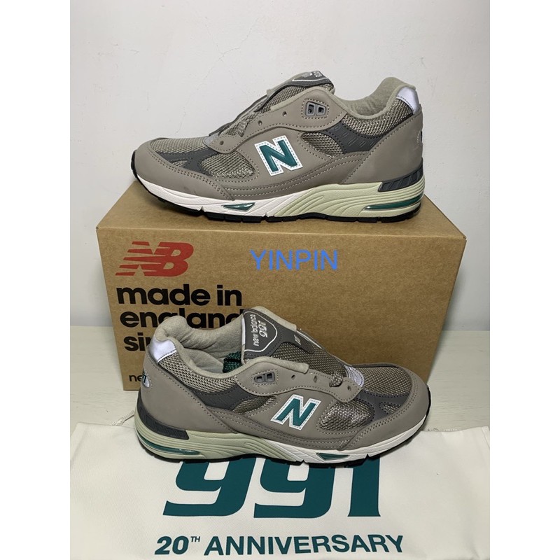 現貨 紐巴倫 WM991 ANI 20TH NB991 元祖灰 20週年英製 牛皮B楦 GL 992  327 女鞋