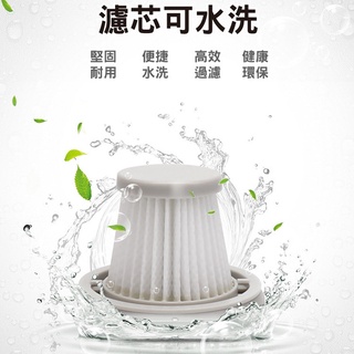 小米 米家 隨手吸塵器 配件濾芯/過濾網 無線手持吸塵器mini 米家無線吸塵器 可水洗HEPA (副廠) 1入 濾網