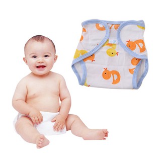 🌱kittyhome🌱新生兒純棉尿布褲 可重複使用的全棉新生嬰兒天然尿布布舒適6層可洗嬰兒護理用品白色