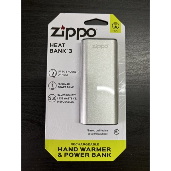 ZIPPO 充電懷爐暖手爐 rechargeable hand warmer&amp;power bank