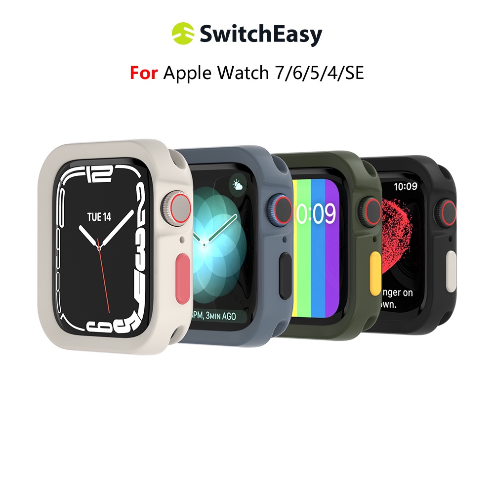 SwitchEasy 魚骨 Apple Watch 保護殼 蘋果手錶 保護套 40 41 44 45mm 手錶殼
