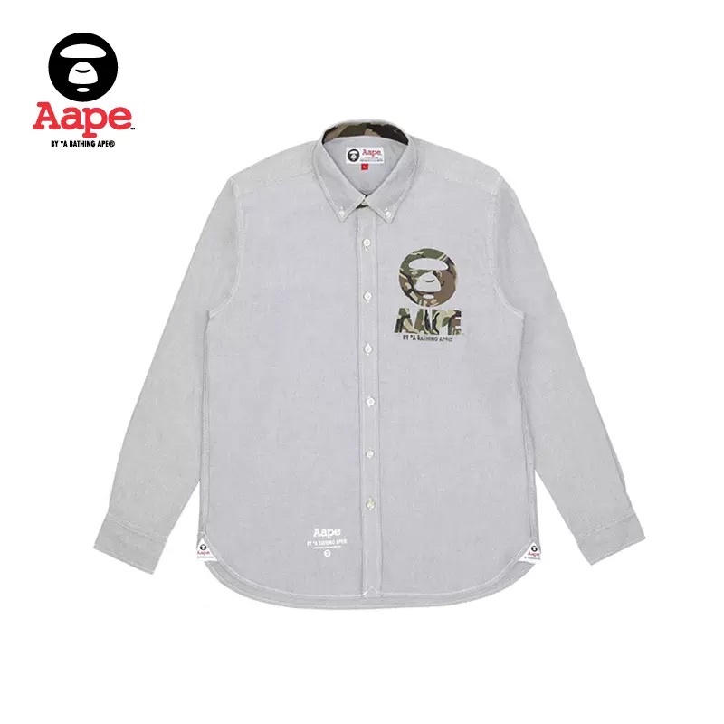 AAPE 迷彩Logo襯衫