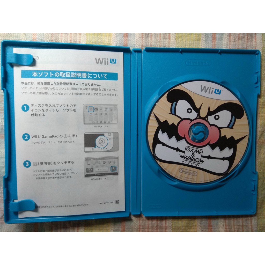 日版wii U 遊戲與壞利歐game Wario 蝦皮購物