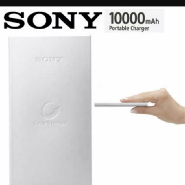 Sony 雙輸出超輕薄鋁合金行動電源+壓克力顏料   10000mAh CP-F10L 二手出清