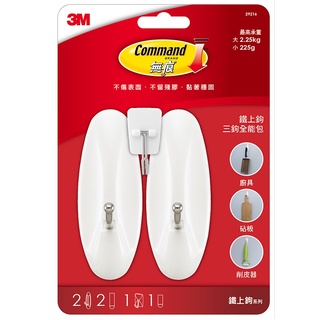 3M 三鉤全能包 1PC卡 x 1【家樂福】