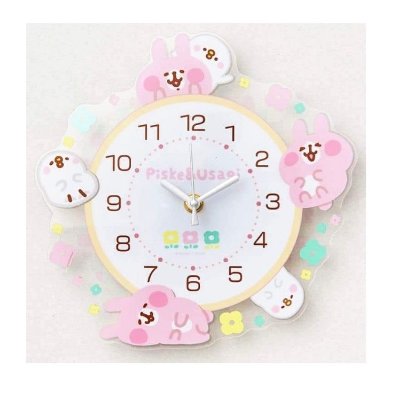 【現貨在台】🇯🇵 日本 正版 Kanahei  卡娜赫拉的小動物  時鐘　壓克力  造型  掛鐘   時計  卡娜赫拉