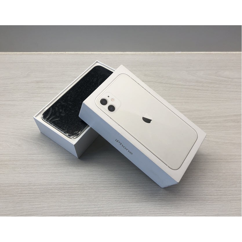 全新盒裝白色128G! 蘋果保固【蘋果園】Apple iPhone 11 128GB 鎖卡機 white
