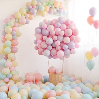 100pcs 10 英寸 Macaron 氣球裝飾場景佈置兒童生日派對婚禮婚禮房裝飾