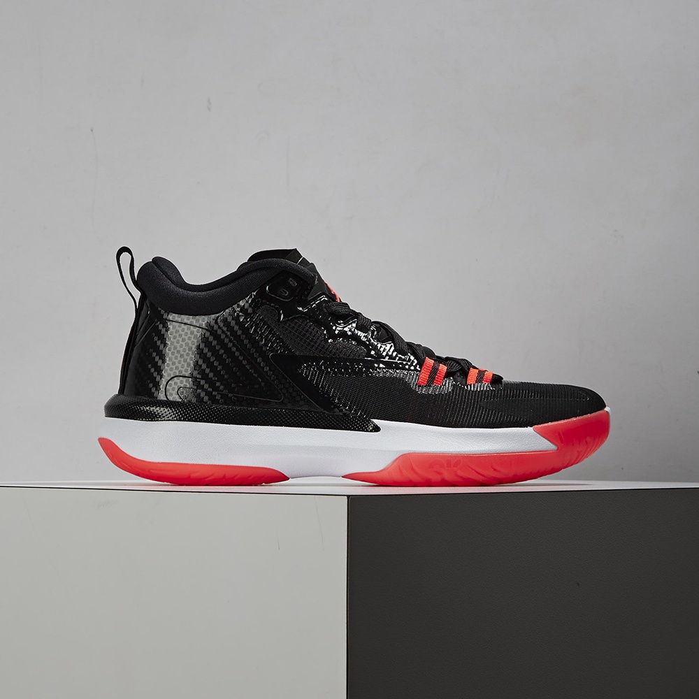Nike Air Jordan Zion 1 GS 大童 黑紅 避震 支撐 包覆 籃球鞋 DA3131-006
