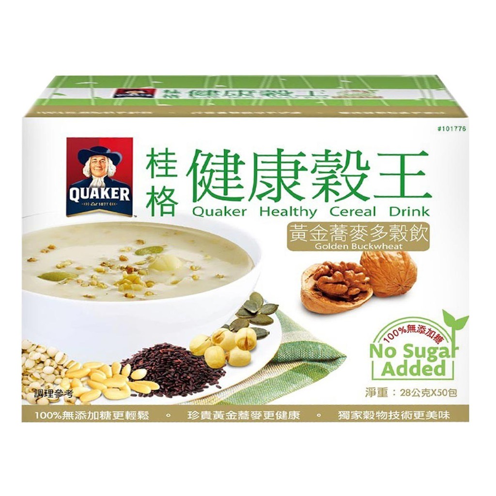 巧 Costco好市多代購 桂格無糖黃金蕎麥多穀飲28公克x 50入 組 蝦皮購物
