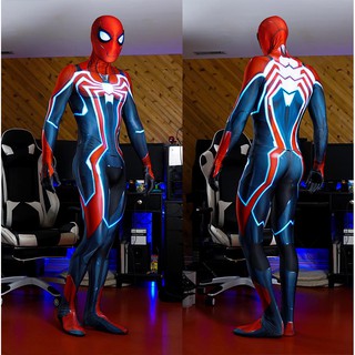 漫威PS4蜘蛛人Spider Man連身緊身衣/牛奶絲/cosplay*代購國際英雄,請先問再標3fTuVwm