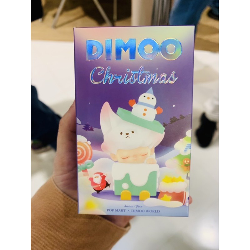 [近全新]Dimoo聖誕節系列現貨盒抽聖誕老人款貓頭鷹款