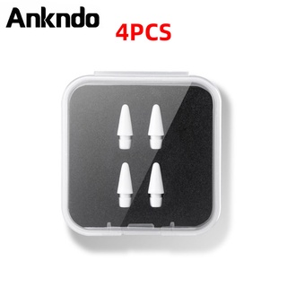 Ankndo 替換筆尖適用於 iP 鉛筆筆尖相容 A-pple Pencil 第 1 代和第 2 代鉛筆手寫筆筆尖帶盒