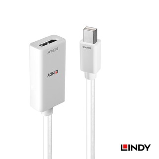 LINDY 林帝 主動式 mini DisplayPort 1.2 to HDMI 2.0 HDR 轉接器(41063)