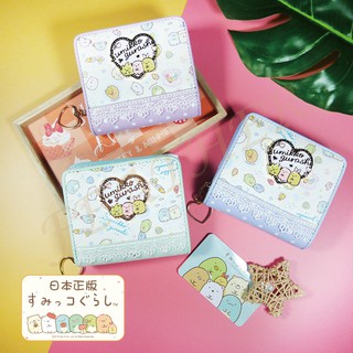 🌸FEATHER🌸 現貨 日本正版 San-X 角落生物 角落小夥伴 蕾絲 錢包 錢夾 皮夾 零錢包
