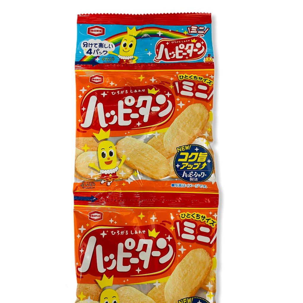 龜田製菓 快樂迷你豆米果 4連袋