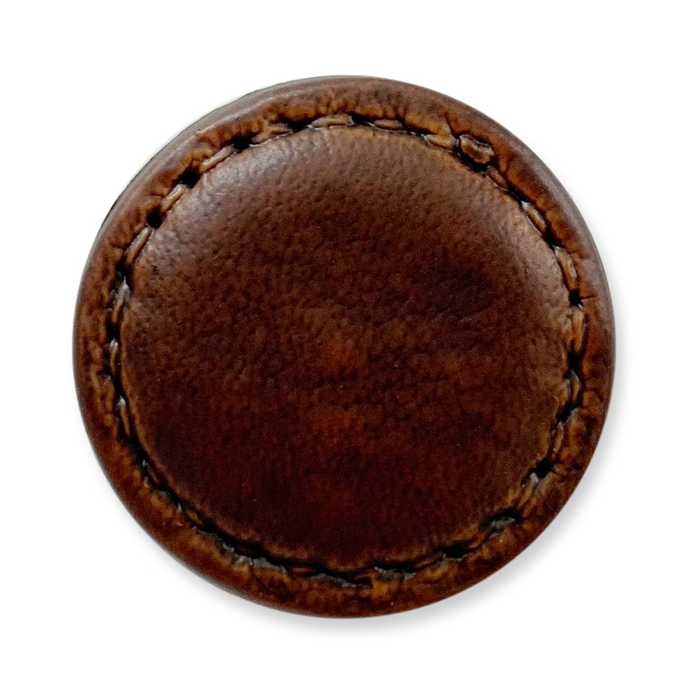 復古立腳 尼龍仿皮釦 仿皮鈕釦 仿皮立腳釦 10顆/組 義大利進口 6984 咖啡色【恭盟】