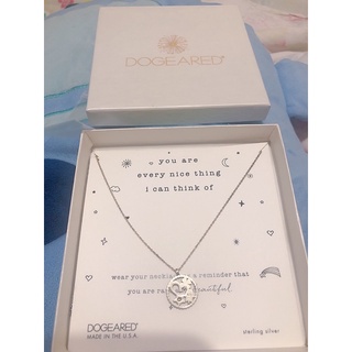 好萊塢美國明星愛用號♥️dogeared縷空幸運草硬幣祈願純銀項鍊♥️