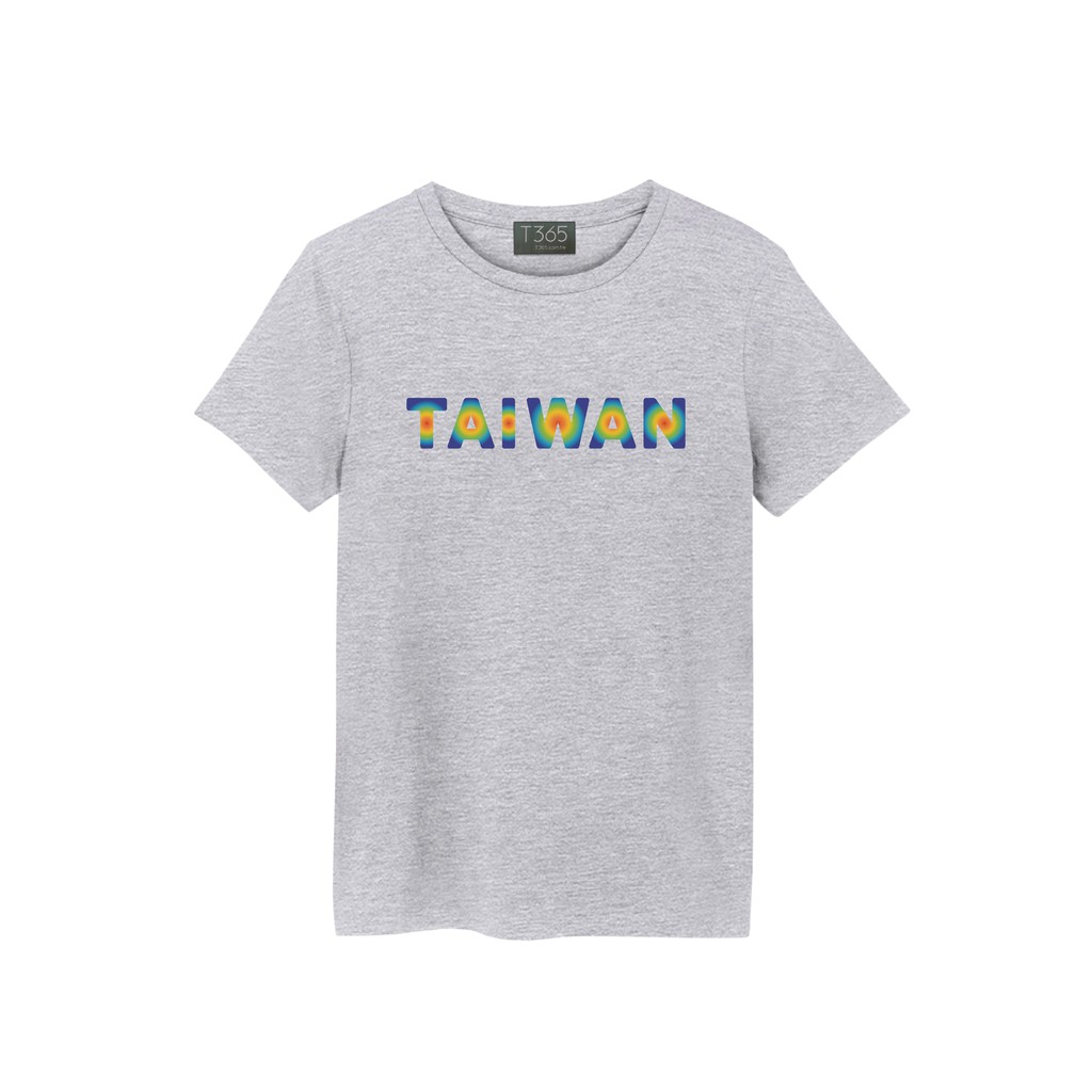 T365 TAIWAN 台灣 臺灣 愛台灣 國家 字型 大寫 麥克筆 英文 彩虹圈圈 T恤 男女可穿 下單備註尺寸 短T