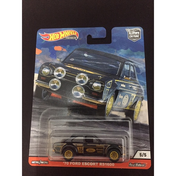 風火輪 hot wheels 汽車文化 70 福特 ford escort rs1600 精裝 premium 膠胎