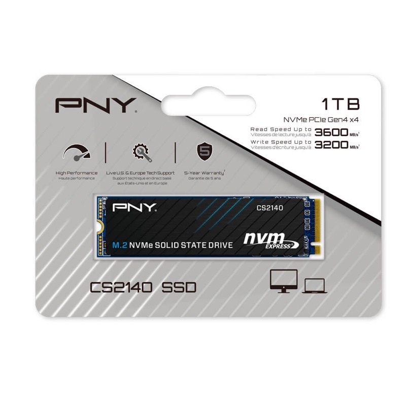 🐯PNY  CS2140 M.2 2280 NVMe Gen4x4 固態硬碟 (1TB) 《買就SSD送散熱器》