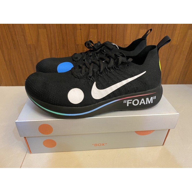 【S.M.P】OFF-WHITE x Nike Zoom Fly Mercurial FK 黑 AO2115-001