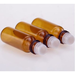 茶色滾珠瓶 玻璃滾珠瓶5ml 10ml 香水玻璃瓶滾珠 精油瓶 玻璃滾珠 不鏽鋼滾珠
