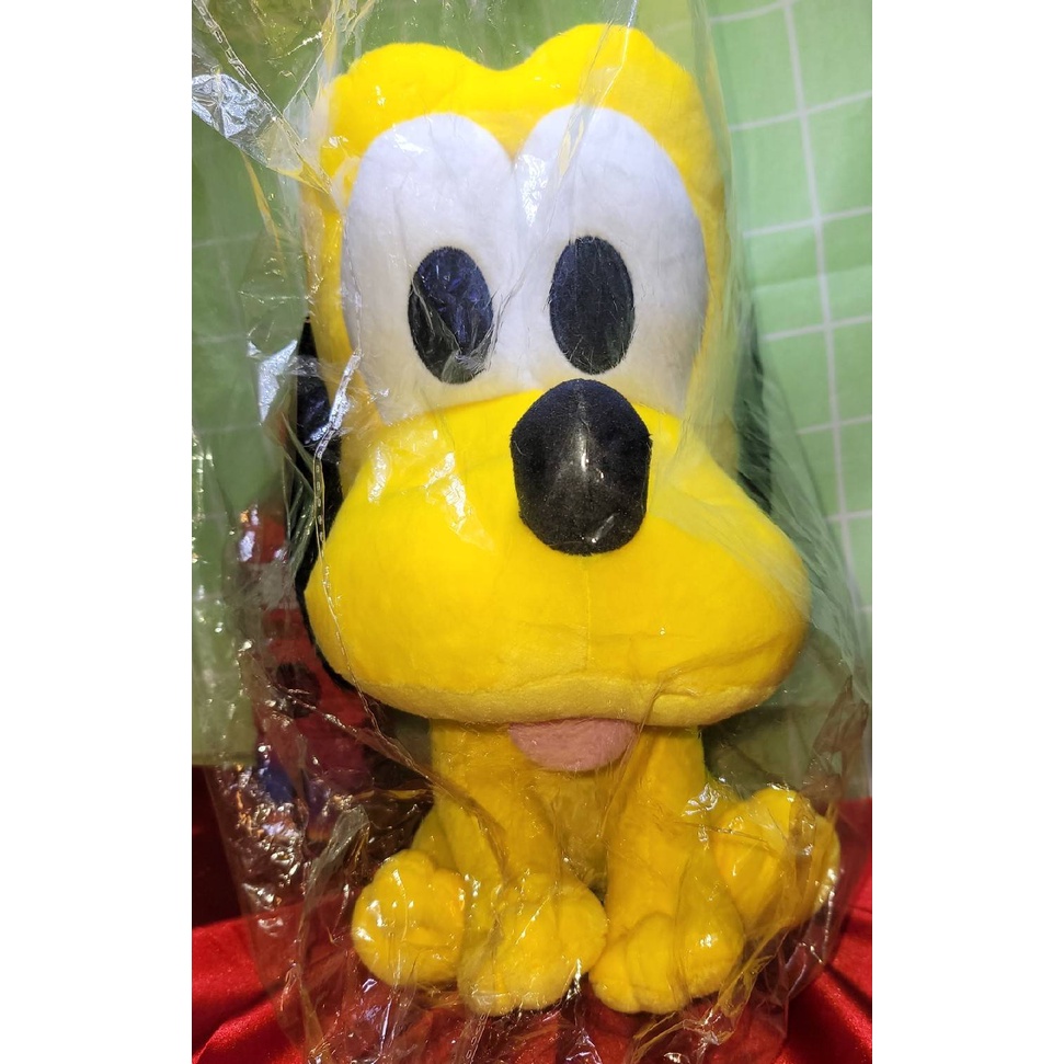 中型12吋正版迪士尼布魯托坐姿絨毛娃娃~圍裙裝布魯托坐姿絨毛娃娃~米奇的寵物---約30公分[可愛娃娃]